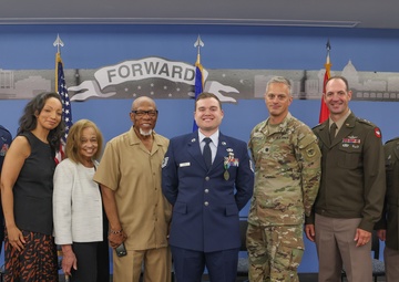 Wisconsin Air National Guard member receives Wortham Achievement Award