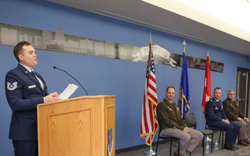 Wisconsin Air National Guard member receives Wortham Achievement Award