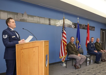 Wisconsin Air National Guard member receives Wortham Achievement Award