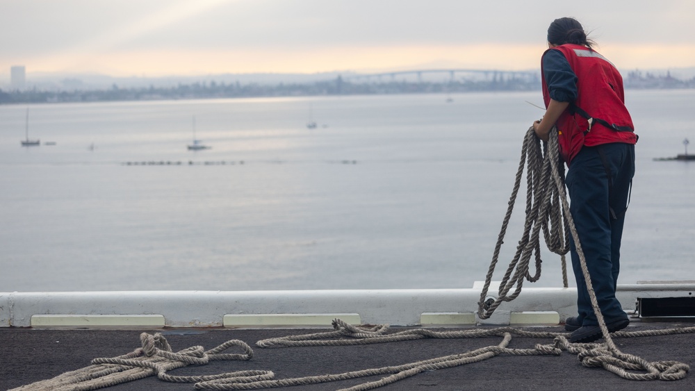 USS Theodore Roosevelt Return to San Diego
