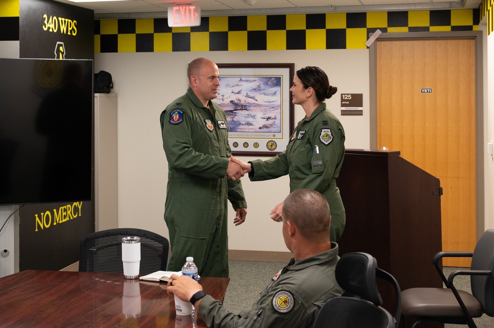 Col. Madson Honors 340th WPS for Excellence