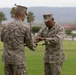 Lopez relieves Meltesen as Sergeant Major of MAGTFTC, MCAGCC during a relief and appointment Ceremony