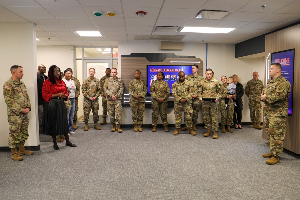 Staff Sgt. Devin Smith Promotion Ceremony, 7th Signal Command (Theater) Headquarters, Ft. Meade, MD