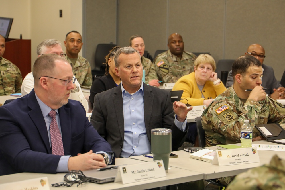 7th Signal Command (Theater) Senior Leader Summit, Defense Information School, Ft. Meade, MD, Feb. 24-25, 2025.