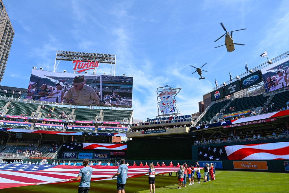 Minnesota Twins Armed Forces Appreciation Day