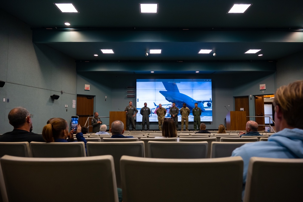 105 AW hosts ‘boss flight’
