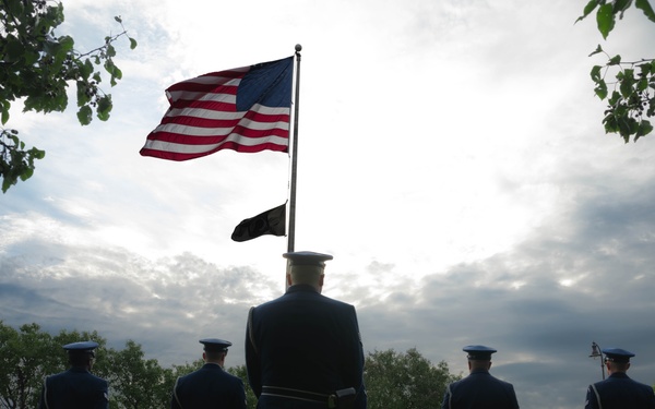 Team McConnell Honors POW/MIA week with Wreath-Laying Ceremony