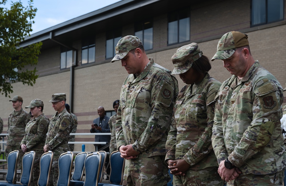 Team McConnell Honors POW/MIA week with Wreath-Laying Ceremony