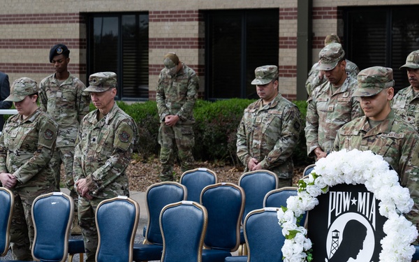 Team McConnell Honors POW/MIA week with Wreath-Laying Ceremony