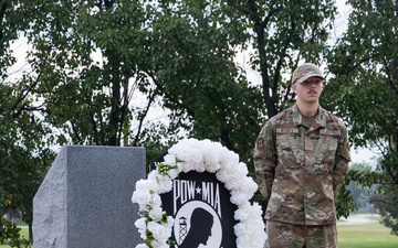 Team McConnell Honors POW/MIA week with Wreath-Laying Ceremony