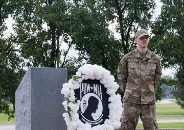 Team McConnell Honors POW/MIA week with Wreath-Laying Ceremony