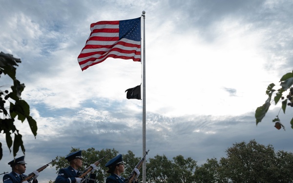Team McConnell Honors POW/MIA week with Wreath-Laying Ceremony