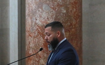 Consolidated retirement ceremony at El Capitolio