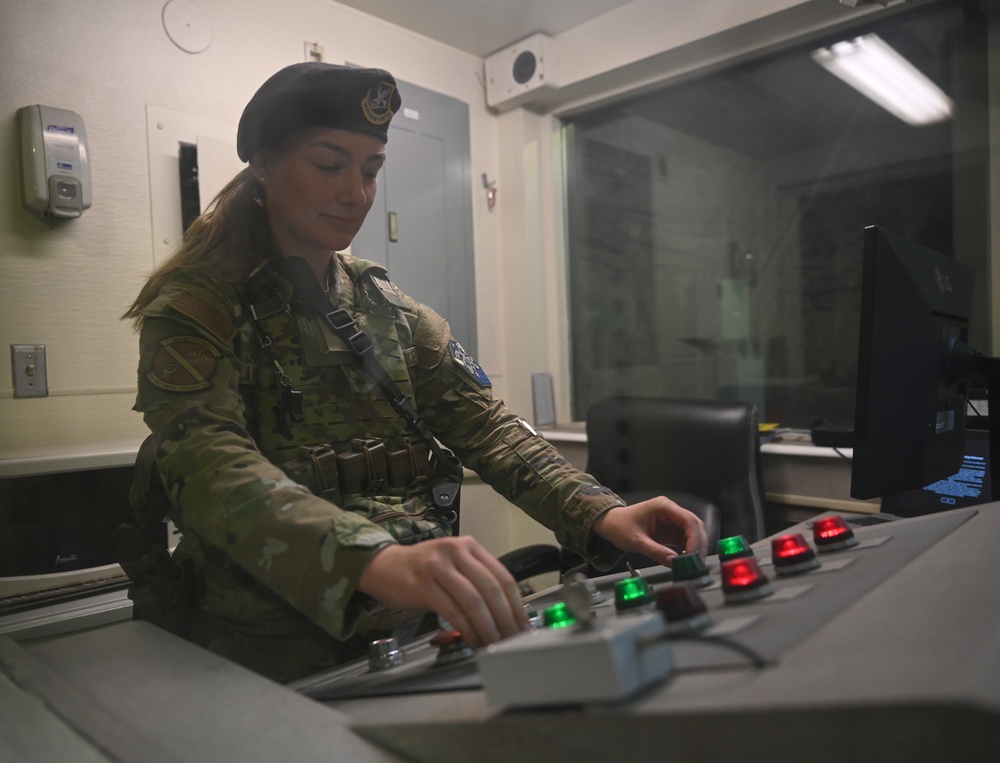 21st Security Forces stand guard over Cheyenne Mountain Complex