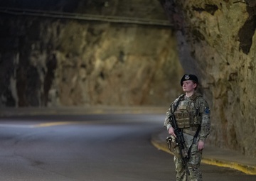 21st Security Forces stand guard over Cheyenne Mountain Complex