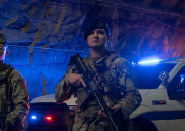 21st Security Forces stand guard over Cheyenne Mountain Complex