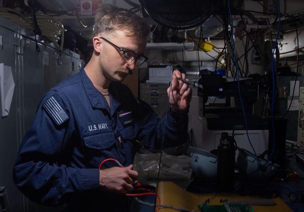 Ronald Reagan Sailors Conduct Daily Operations