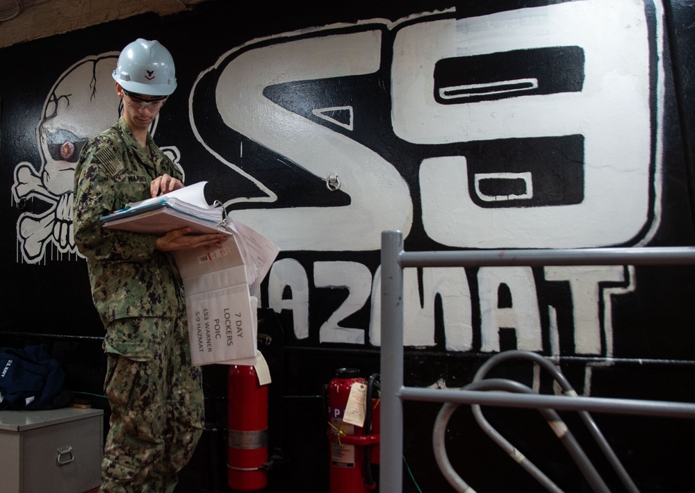 Ronald Reagan Sailors Conduct Daily Operations