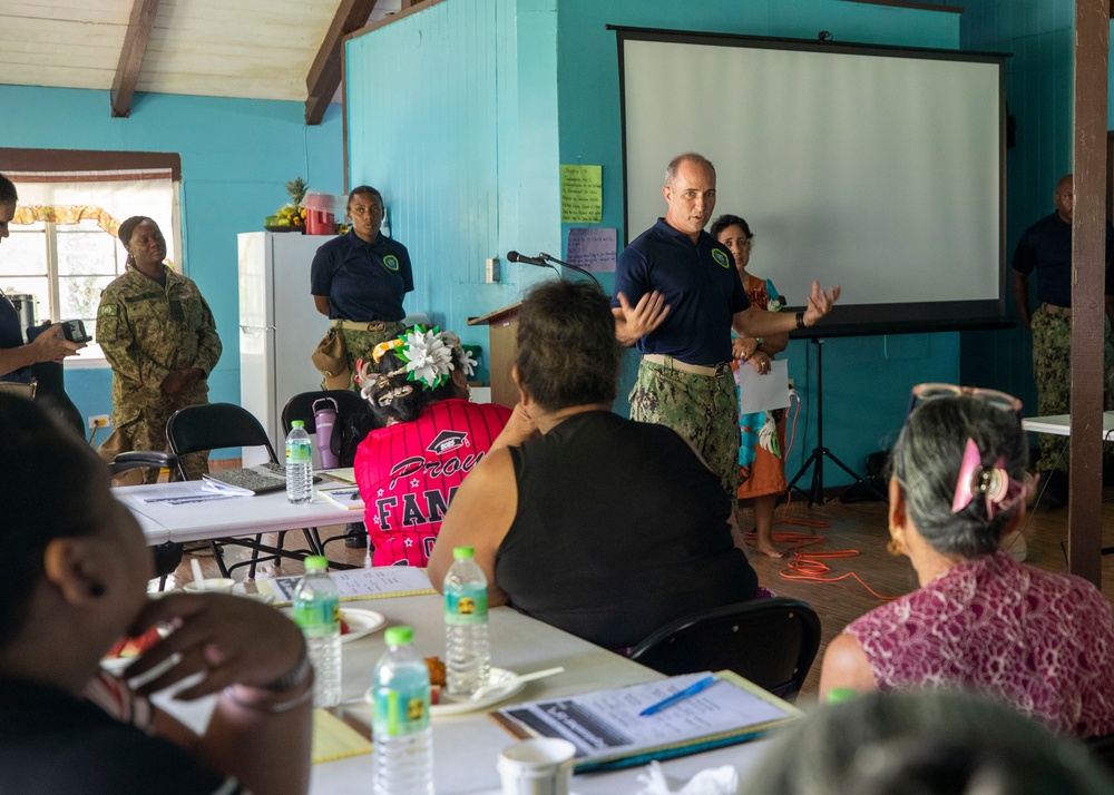 Pacific Partnership 2025 Gives Demonstration at Pohnpei Women Council in Pohnpei September 2025