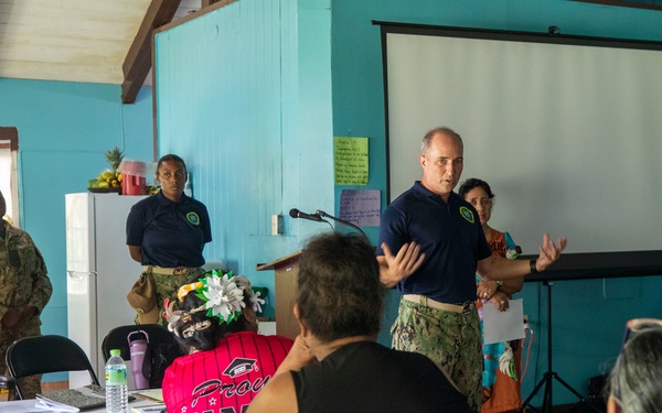 Pacific Partnership 2025 Gives Demonstration at Pohnpei Women Council in Pohnpei September 2025