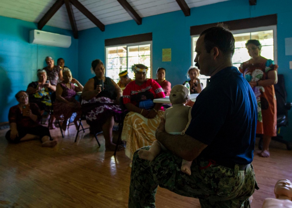 Pacific Partnership 2025 Medical Team at Women’s Council, Pohnpei, September 2025