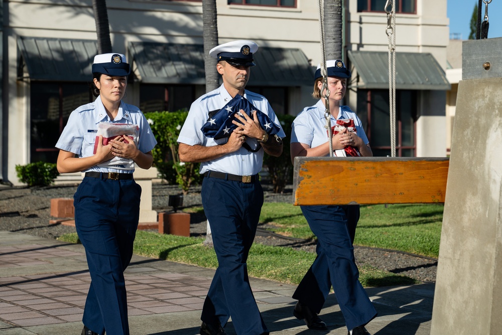 Coast Guard members across Oahu remember September 11, 2001