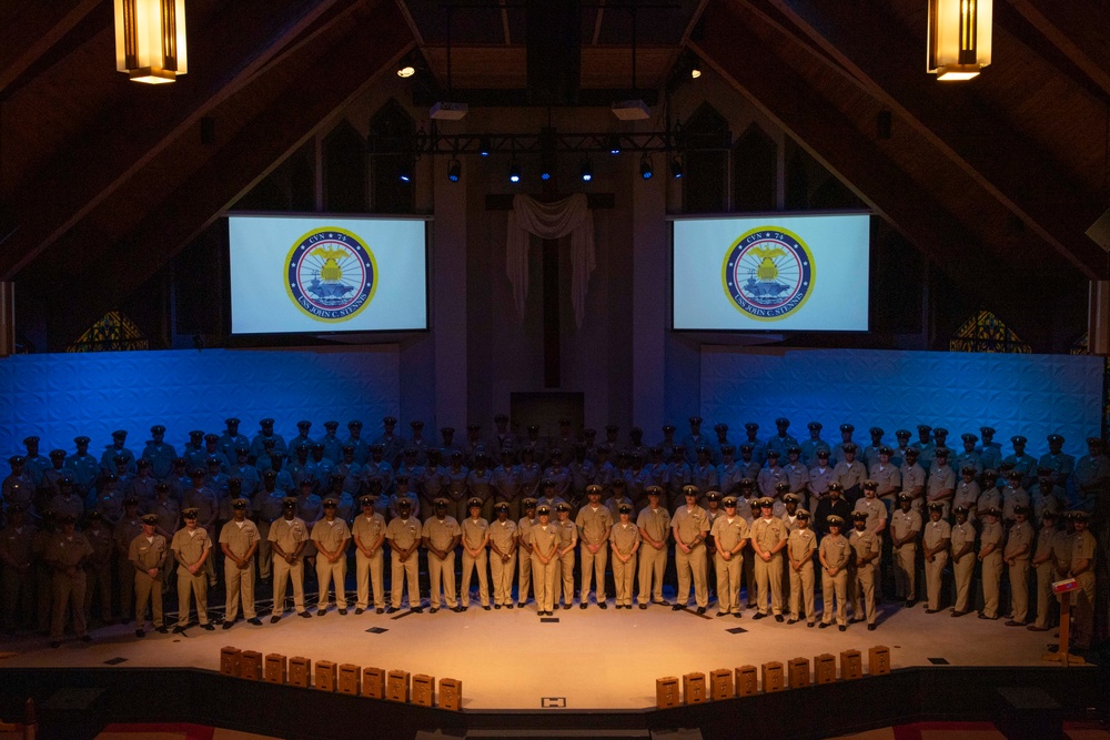 USS John C. Stennis Pins New Chiefs