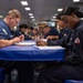 USS Essex Sailors take the E6 Navy wide advancement exam.