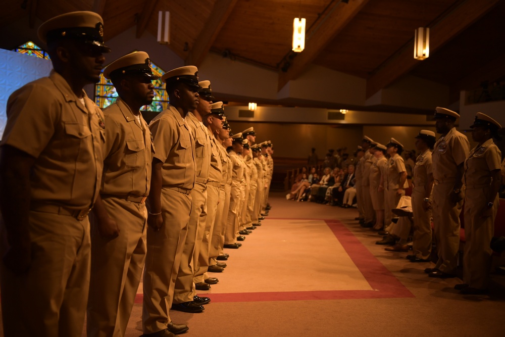 USS John C. Stennis Pins New Chiefs