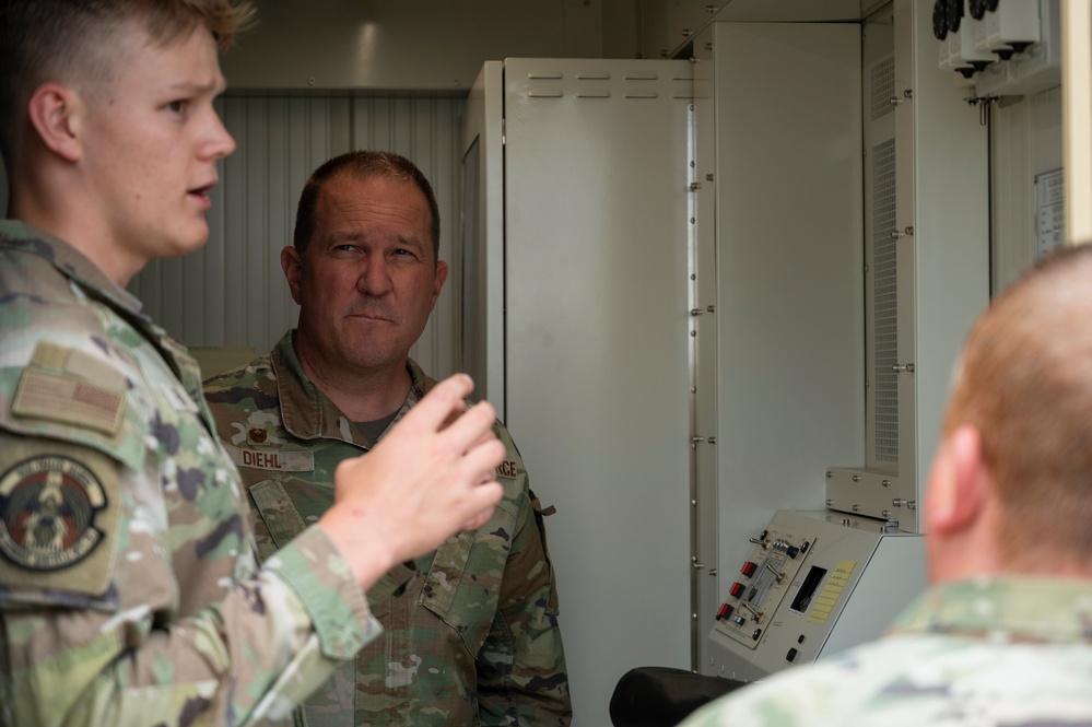 Wing Leadership visits CAOS
