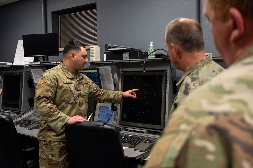 Wing Leadership Visits CAOS