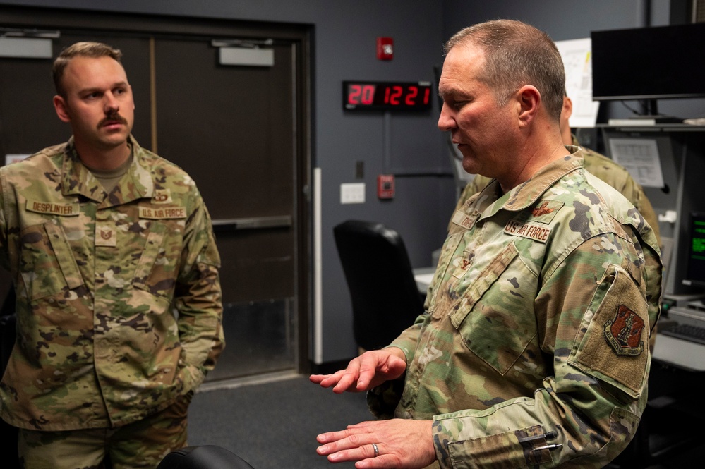 Wing Leadership Visits CAOS