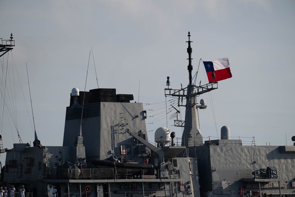 UNITAS 2025: CNS Almirante Cochrane (FF 05) Arrives at Naval Station Mayport