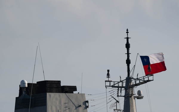 Chilean Navy ship arrives for UNITAS 2025