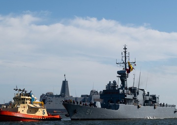 Colombian ship arrives for UNITAS 2025