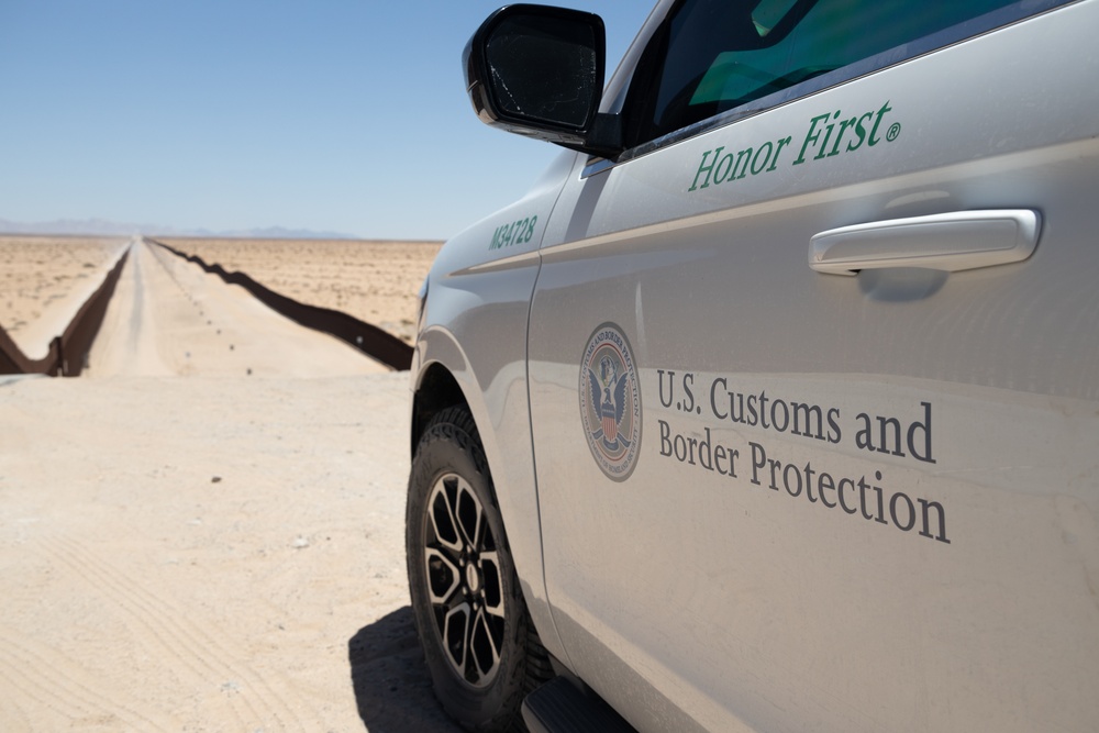 U.S. Marine with MCAS Yuma tours Mexican Border Operation