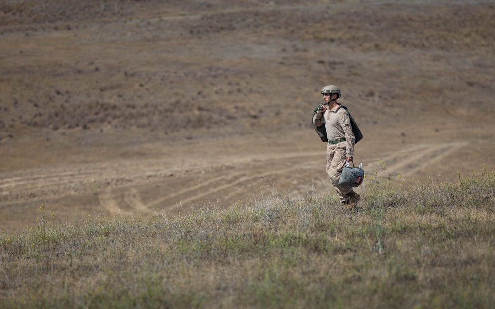 1st DSB Marines execute Parachute Operations