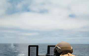 Coast Guard Cutter Bertholf conducts GUNNEX operations in Eastern Pacific Ocean