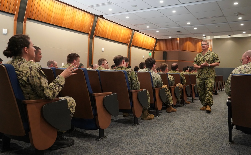 Pearl Harbor Naval Shipyard Hosts Naval Sea Systems Command CMDCM Schimmel