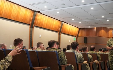 Pearl Harbor Naval Shipyard Hosts Naval Sea Systems Command CMDCM Schimmel