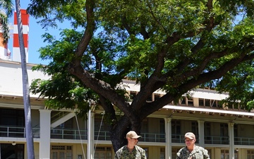 Pearl Harbor Naval Shipyard Hosts Naval Sea Systems Command CMDCM Schimmel