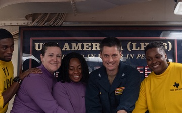 USS America (LHA 6) Holds Medal of Honor Recipient Memoriam