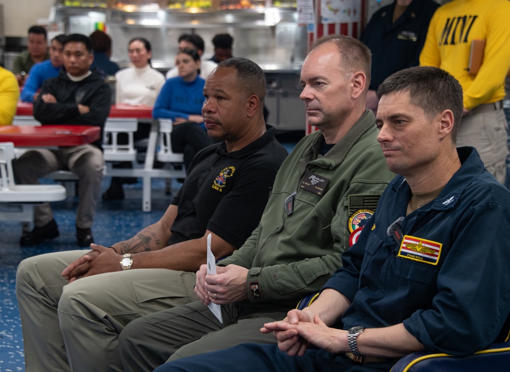 USS America (LHA 6) Holds Medal of Honor Recipient Memoriam