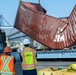 Unified Command continues to recover the fallen containers at the Port of Long Beach