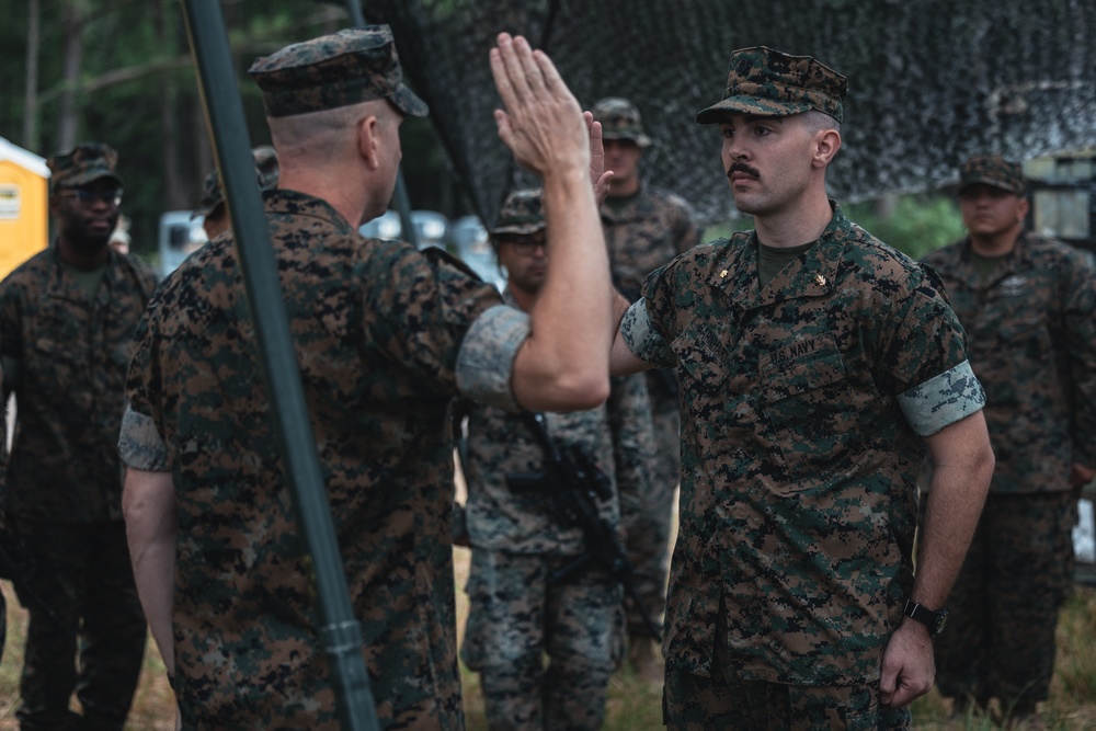 SPMAGTF-ACM surgeon promotion to lieutenant commander