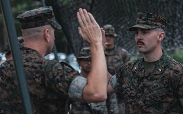 SPMAGTF-ACM surgeon promotion to lieutenant commander