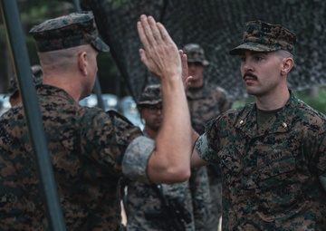 SPMAGTF-ACM surgeon promotion to lieutenant commander