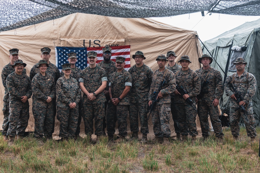 SPMAGTF-ACM surgeon promotion to lieutenant commander