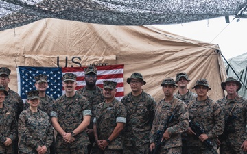SPMAGTF-ACM surgeon promotion to lieutenant commander