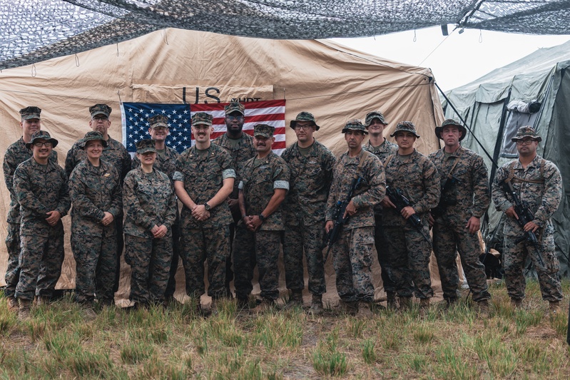 SPMAGTF-ACM surgeon promotion to lieutenant commander